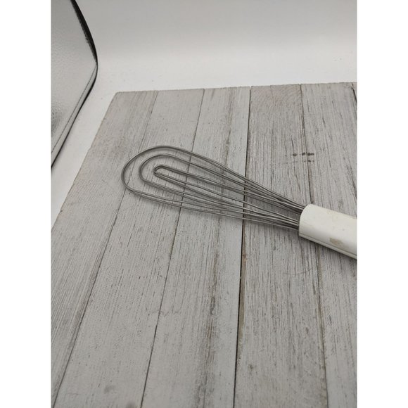 Chef Wizard White Whisk Locking Handle Tongs 12" Kitchen Utensil Spatula - Picture 5 of 7